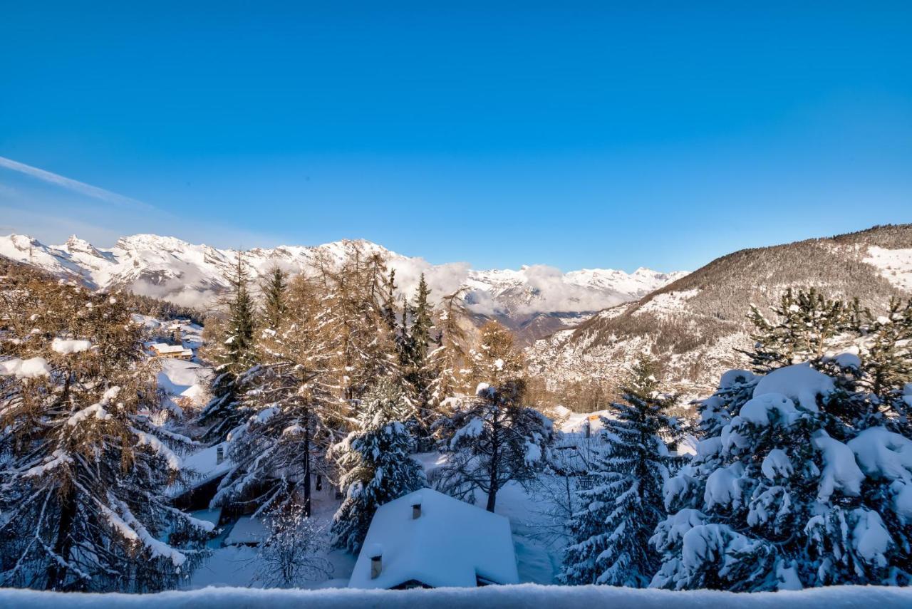 Appartement O Bouleau La Tzoumaz Buitenkant foto