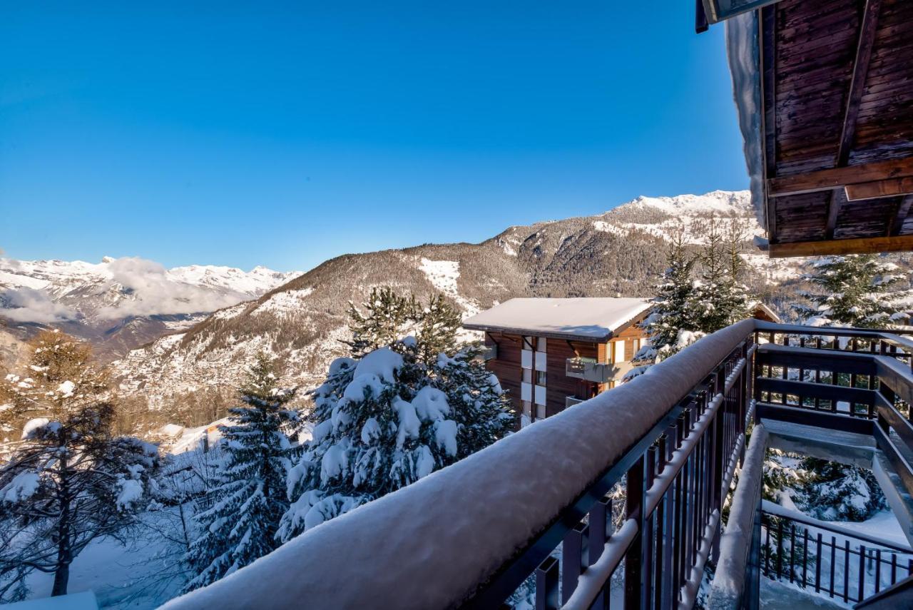 Appartement O Bouleau La Tzoumaz Buitenkant foto