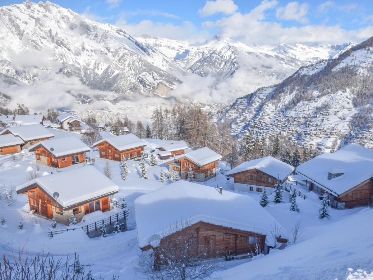 Appartement O Bouleau La Tzoumaz Buitenkant foto