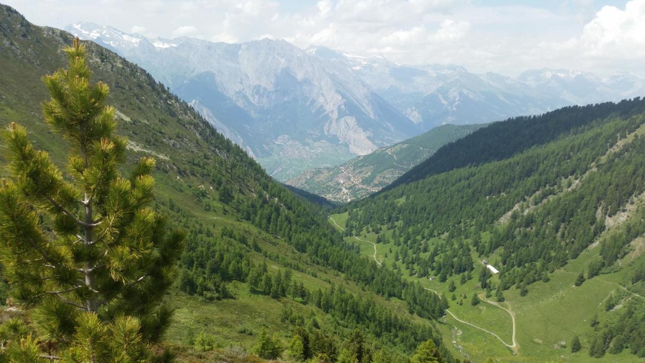Appartement O Bouleau La Tzoumaz Buitenkant foto
