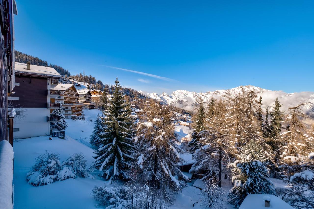 Appartement O Bouleau La Tzoumaz Buitenkant foto